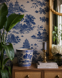 China Jardiniere & Pot