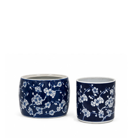 Blue Plum Blossom Pot