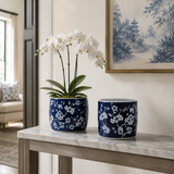 Blue Plum Blossom Pot