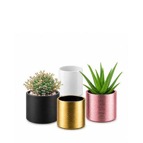 Ceramic Cylinder Vase 6"
