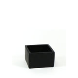 Short Square Ceramic Block Vase - 4"H