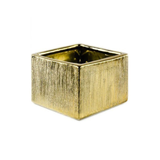 Short Square Ceramic Block Vase - 4"H