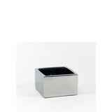 Short Square Ceramic Block Vase - 4"H