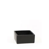 Short Square Ceramic Block Vase - 4"H