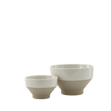 Unique Tapered Bowl in Grey