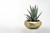 Gold Geometric Bowl