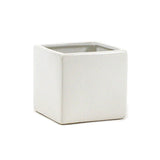 White Ceramic Cube Vase