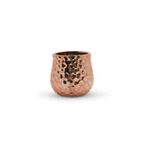 Unique Textured Rose Gold Pot