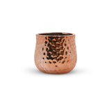 Unique Textured Rose Gold Pot
