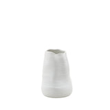 White Formed Vase