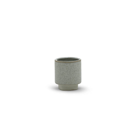 Unique Cream Cylinder Ceramic with Base