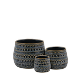 Fancy Blue Pot