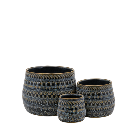 Fancy Blue Pot