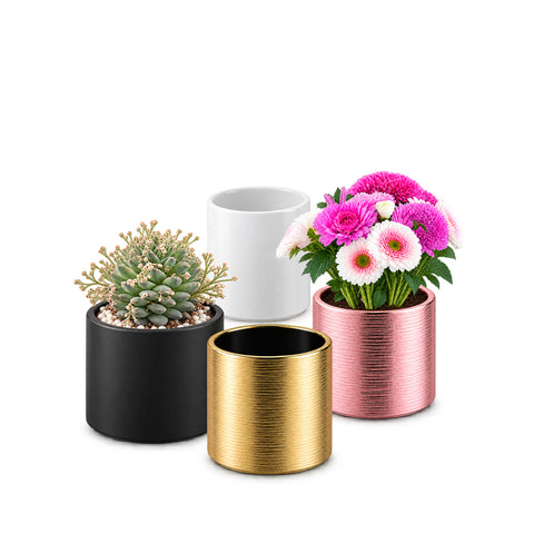 Ceramic Cylinder Vase 6"
