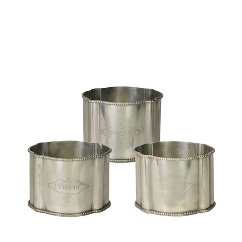 Tea, Coffee, Sugar Container