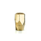 Modern Cutting Vase/Gold