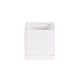 Square Matte White Pottery