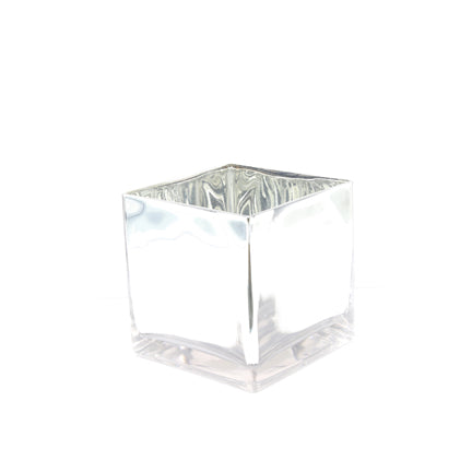 Cube Vase / Silver